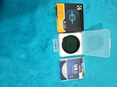 1. 55mm Camera Lens Filters Bundle (Selling together): K&F Concept Variable ND8-ND2000 (55mm):