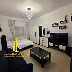 Luxury second-occupancy studio with separate kitchen and open view. Fully furnished. ✨ Ajman, Al J