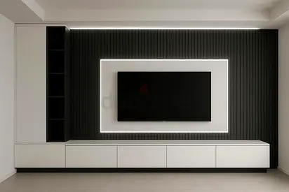 Modern Minimalist Entertainment Center