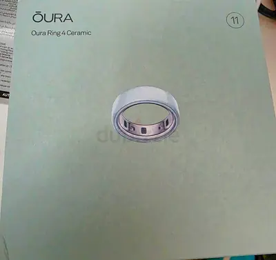 Oura Ring 4 Ceramic Smart Ring Health Activity Tracker - Tide Green (Ring Size 11))