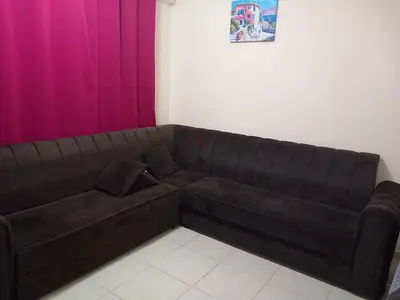 L Shaped Sofa with low center table
