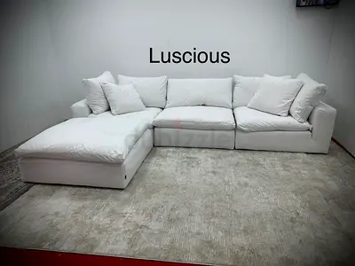Still brand new marina home luscious sofa with footstool