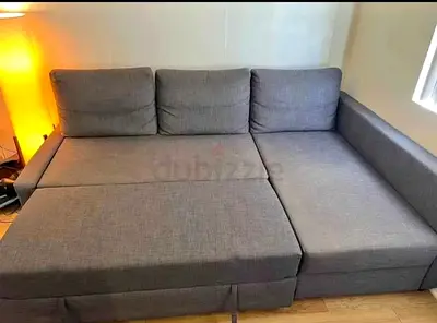 Ikea L shape sofa bed you can fix it lift or right any side available