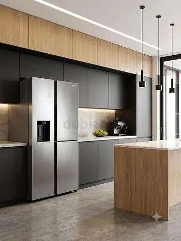Samsung Latest Model Side-by-Side Refrigerator Freezer – Silver Colour