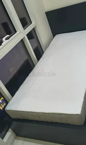 😊Ikea malam single bed (90*200)with  an IKEA mattress