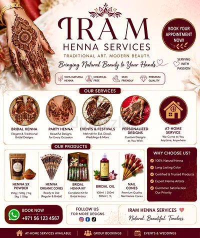 HENNA BASIC TO BRIDAL COURSE ONLINE AND OFFLINE
