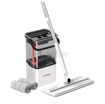 Hands-Free Lift-Press Mop Bucket Set