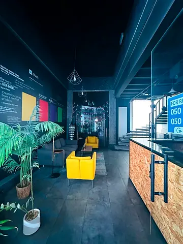 A large, fully furnished office is available for rent in the prime location of Al Majaz 2, Sharjah.