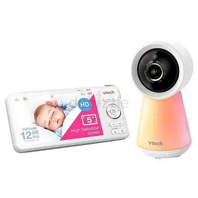 VTech RM5756HD 5” Smart Wi-Fi Baby Monitor with 1080p HD Camera, 2K CMOS Sensor, 30x Zoom, Two-Way T