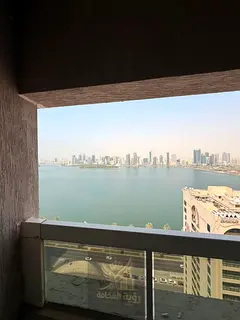 Apartment for Annual Rent in Sharjah Location: Al Majaz 3 with a beautiful sea view