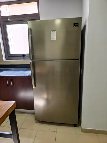 Samsung RT72K6350SP stainless steel double-door refrigerator - good working condition