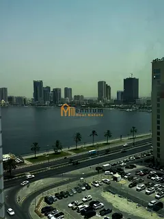 Open Space Office for Rent in Al Majaz 3, 960 Sqft, Waterfront View, Free AC & Parking, Elegant Towe