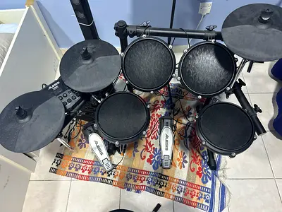 Alesis Electronic Drum Kit - Complete Set with Rack and Pedals