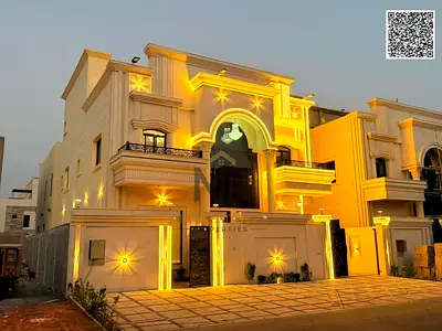 فيلا كلاسيك بمنطقه الحليو عجمان طابقين وروف تملك حر لجميع الجنسيات