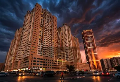 Investment Opportunity | Income from one of Ajman's most prestigious towers | Two bedrooms and a living room - 1668 sq ft | Cash price