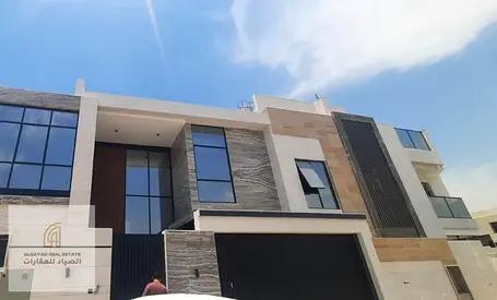 فيلا فاخرة في الحوشي | 5 غرف ماستر | تشطيبات سوبر ديلوكس | تصميم عصري ومساحات واسعه