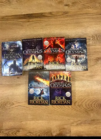 Rick Riordan - Percy Jackson & Heroes of Olympus paperback bundle (6 books)