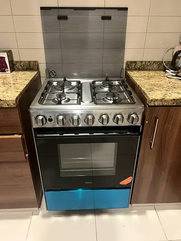 Midea gas cooker for sell 60×60cm 💯 good working