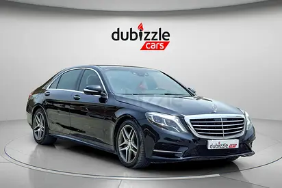 AED 3907/month | 2015 Mercedes-Benz S-Class S 400 | GCC Specs | Ref#498595