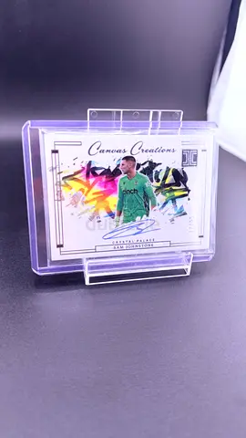 Crystal Palace Sam Johnstone Canvas Creations Signed Trading Card