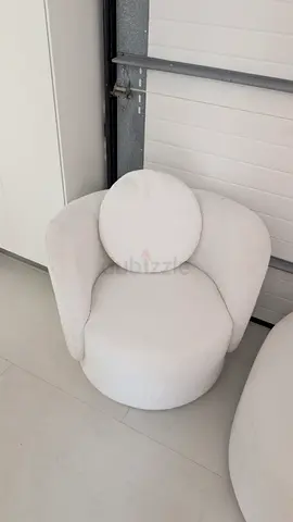 Bouclé armchair