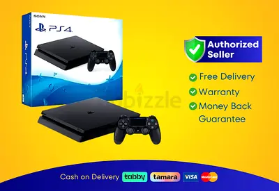 Sony PlayStation 4 - Slim - Black - 500GB | Brand New |  Warranty | FREE  Delivery