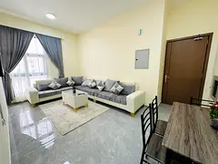 Cheapest 1BR on Ajman Corniche, fully furnished, central AC, balcony, family building, all bills + i