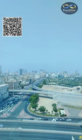 غرفتين وصاله | للبيع | ستي تاور | اطلاله القصر | باركن