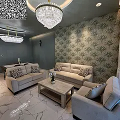 For annual rent / Two bedrooms and a living room / Super deluxe furnished / Oasis Towers