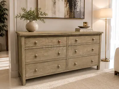 Pottery barn Farmhouse 6-Drawer Dresser