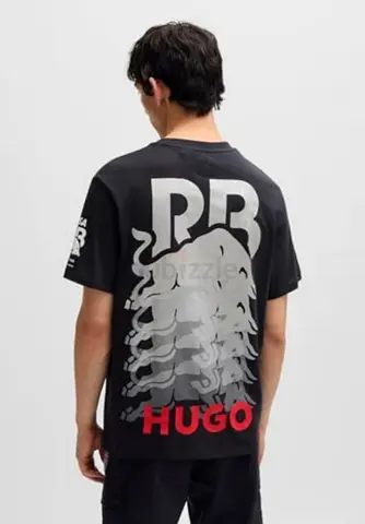 Hugo F1 Racing Bulls Black & Silver Tshirt - New - XL