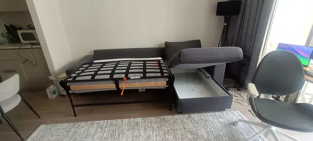 IKEA vimle L Shape Sofa Bed Dark grey