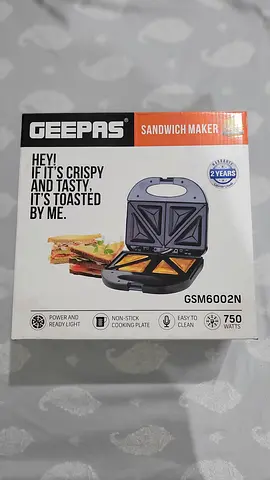 Geepas Sandwich Maker (Brand New)
