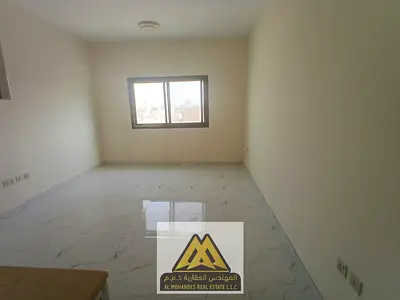 Second-tenant studio in Al Nuaimiya 2, near Afghan Kebab, central AC, free maintenance, close to services, AED 17,009/year, 4 payments.