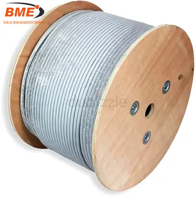 Cat.6A 10G S/FTP 23 AWG Cable Roll LSZH 305m Roll Grey Colour