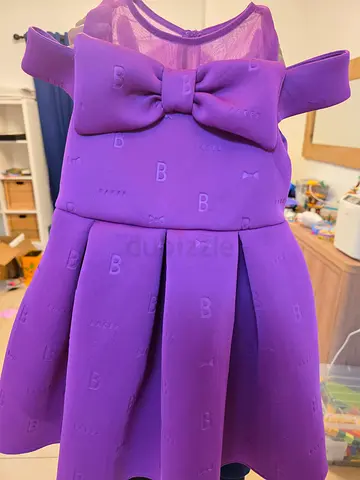 Girls Ted Baker dress purple age 4-6