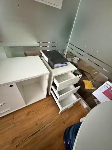 white office file storage cabinet Without Drawer