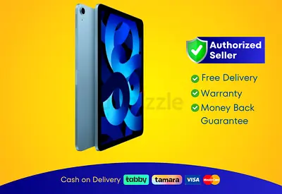 Apple iPad Air 10.9 inch (5th Gen) - M1 Chip - WiFi - 256GB - Blue, A2588 | Brand New | Warranty |