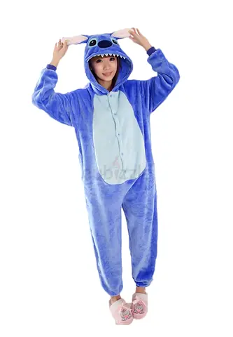 Blue Stitch Onesie Kigurumi Animal Costume - Adult Size