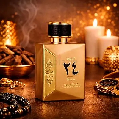 24 Sa'at Alchemy Gold Perfume - 100ml (Arabic Oud Fragrance)