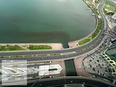 Luxury Apartment with Full Al Qasba Lake View