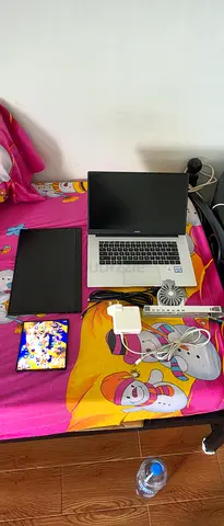 Samsung z fold 6 512gb and Silver and Black Laptop Collection with Accessories