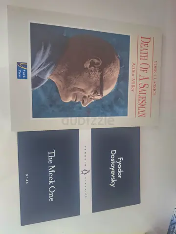 SET/BUNDLE of 2 classic novels: Death of a Salesman & The Meek One