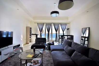 Furnished 1BR Apartment | Balcony | Ready to Move In | Canal & Skyline Views