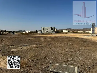For sale in Ajman, private residential land in Masfout 8, area 4305 sq m, permit for G+1, asking price 224,000 AED