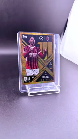 Topps UEFA Champions League 100 Club - Theo Hernandez Collectible Card (AC Milan)