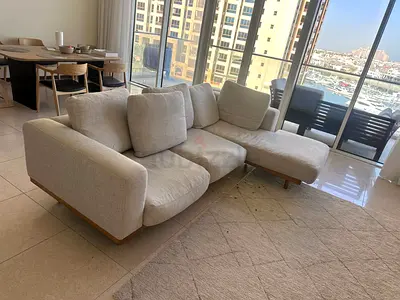 West elm Newport L Shape Sofa Beige
