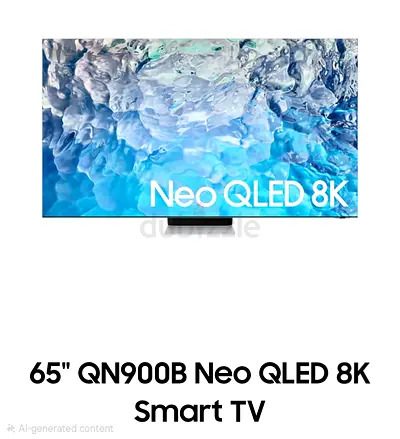 Samsung 65 Inch QN900B Neo QLED 8K Smart TV