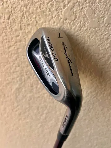 Graphite shaft 7 iron -Tommy Armour Royal Scot "Under Cut" Stainless Steel Golf Iron