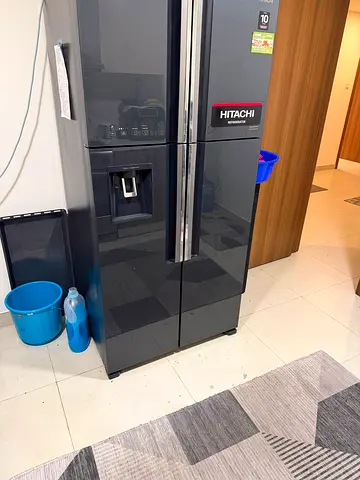 Spacious Double Door Refrigerator with Freezer - Good Working Condition